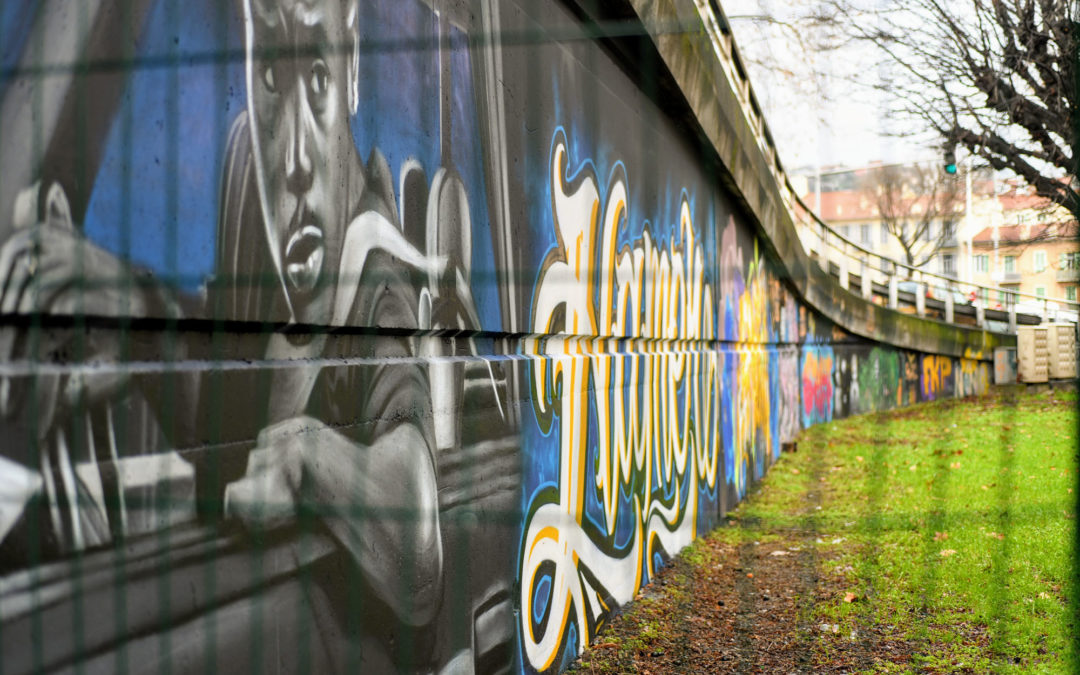 Ambiance ta ville !, le mur d’expression libre du XVe corps, Nice, réalisé par «Whole Street»